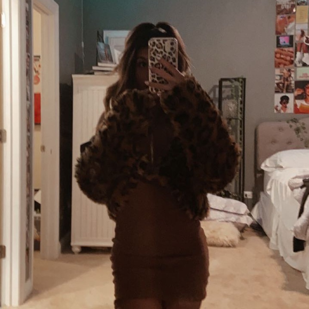 Zip Up Bodycon Dress